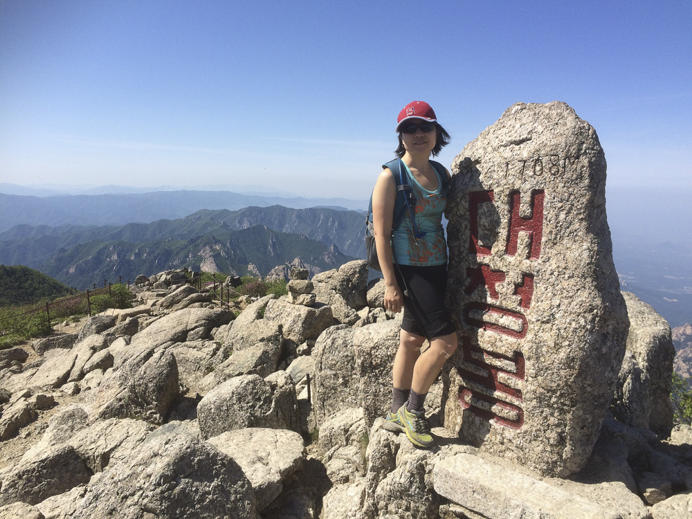 Seoraksan guided hike in South Korea