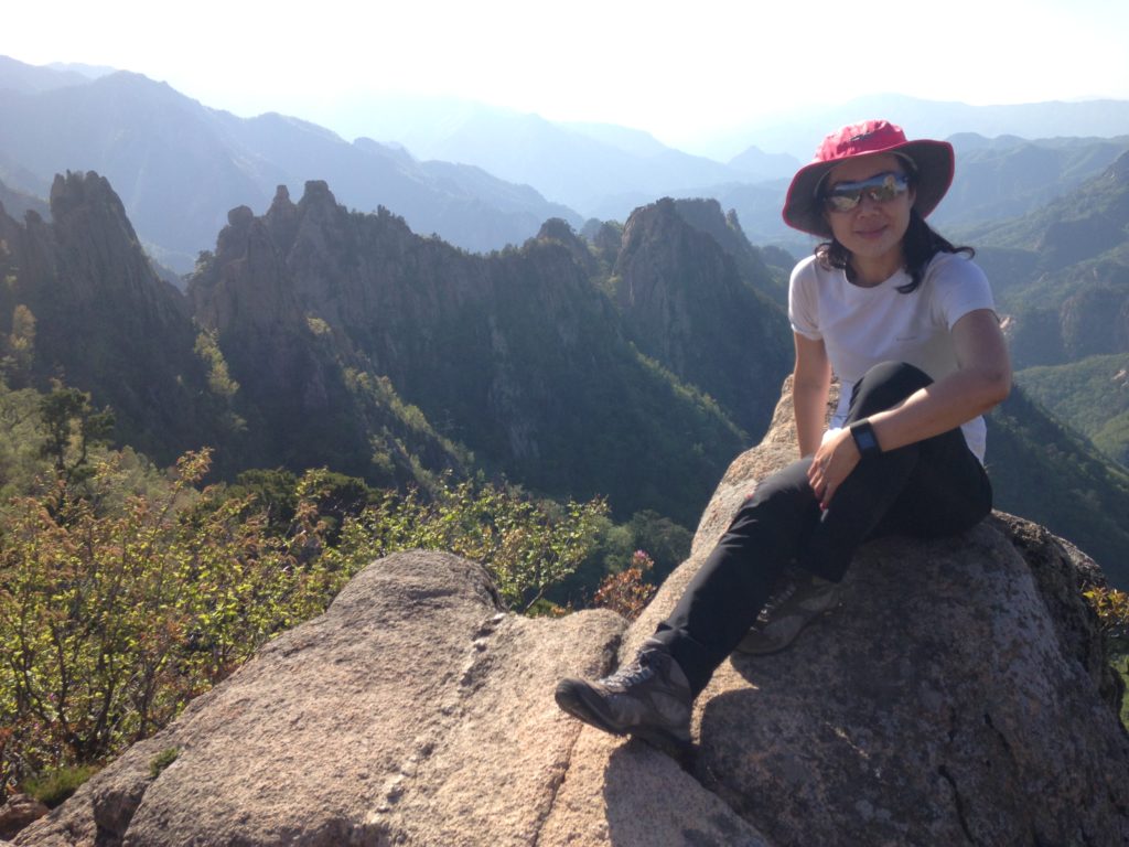 Seoraksan guided hike in South Korea
