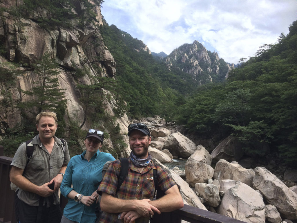 Seoraksan guided hike in South Korea