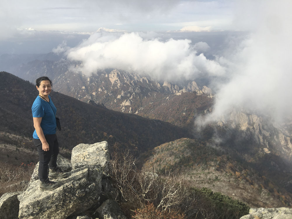 Seoraksan guided hike in South Korea