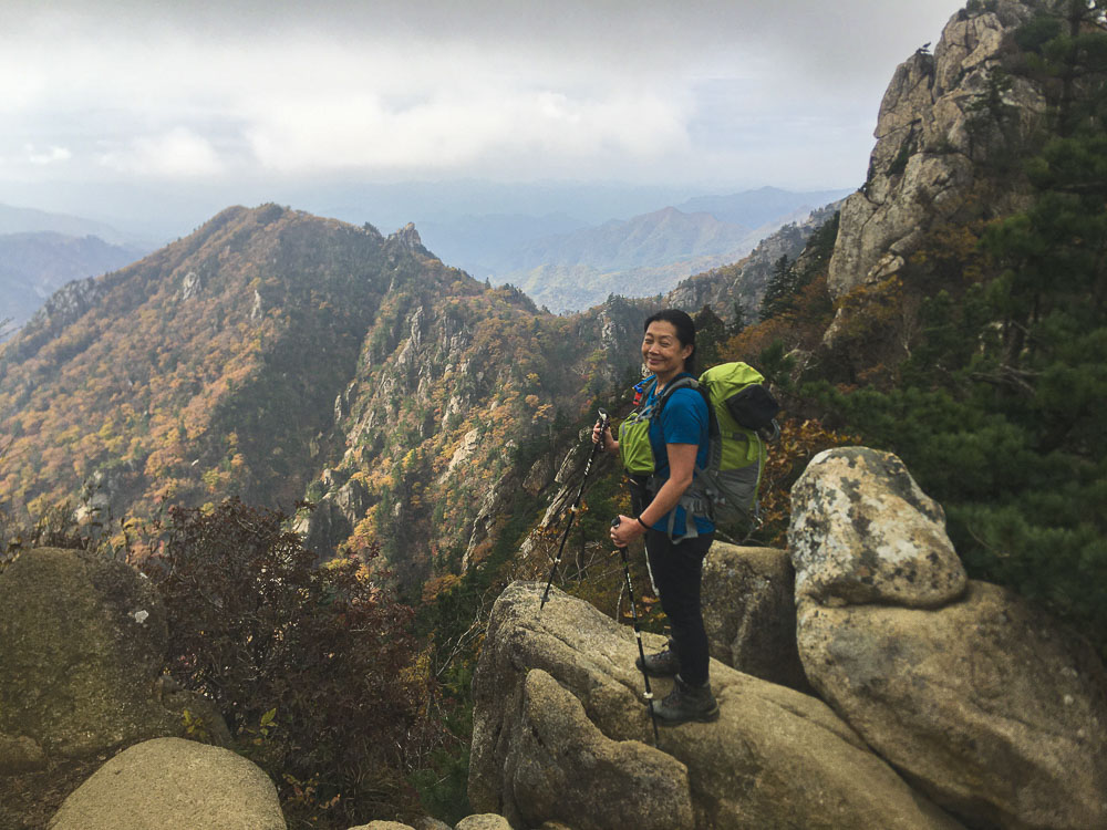 Seoraksan guided hike in South Korea