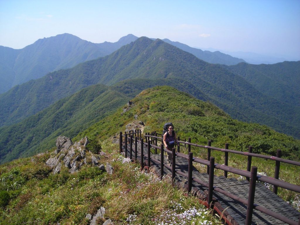 Guided hikes in South Korea