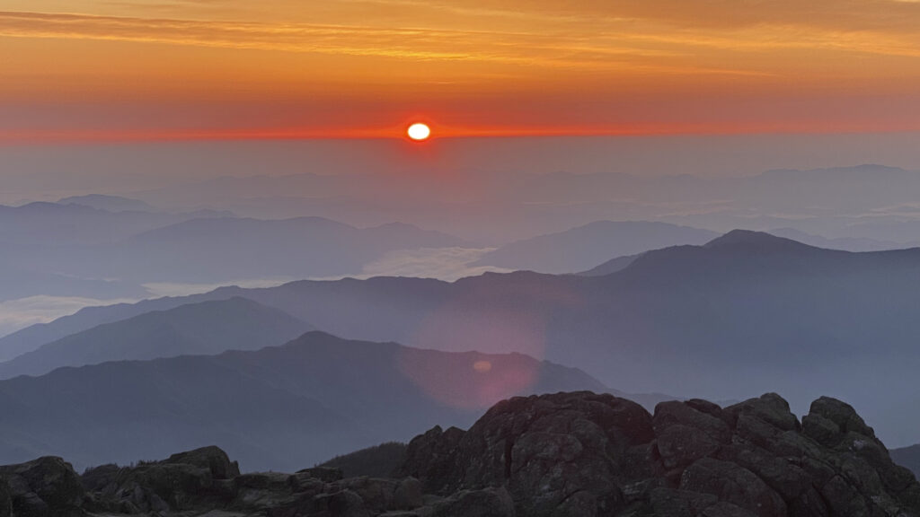 Jirisan Cheonwangbong Sunrise Multi-day hike South Korea
