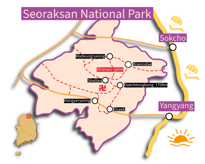 seoraksan multi day guided hikes