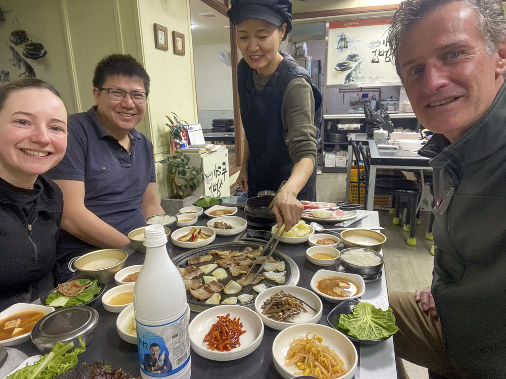 Guided hikes in South Korea